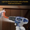 Aseboy Cordless Drill with Battery and Charger, 20V Drills for