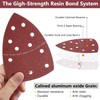 60PCS Sanding Pads,Hook and Loop Sanding Sheet Mouse Sander Pads