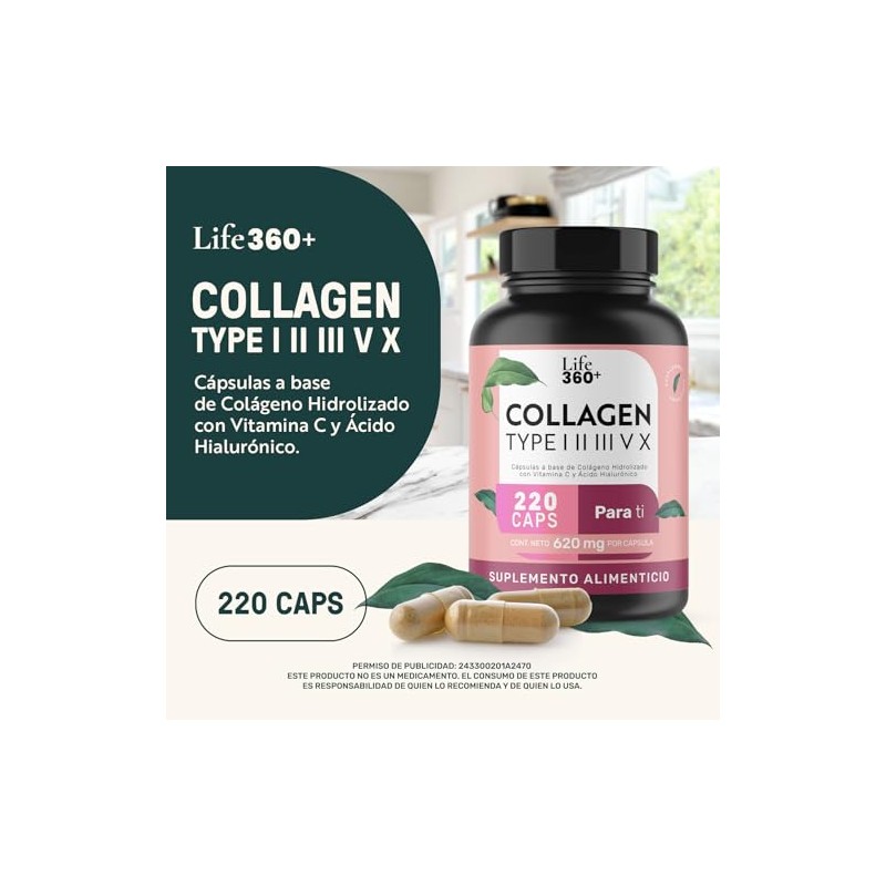 NATURE TARGET Multi Collagen Peptides Powder, 50 Servings - Type