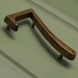 Heritage Brass Floatinig House Number | 5 inch Modern Door Sign Numbers Signs Plaques | Street Home Address Numerals