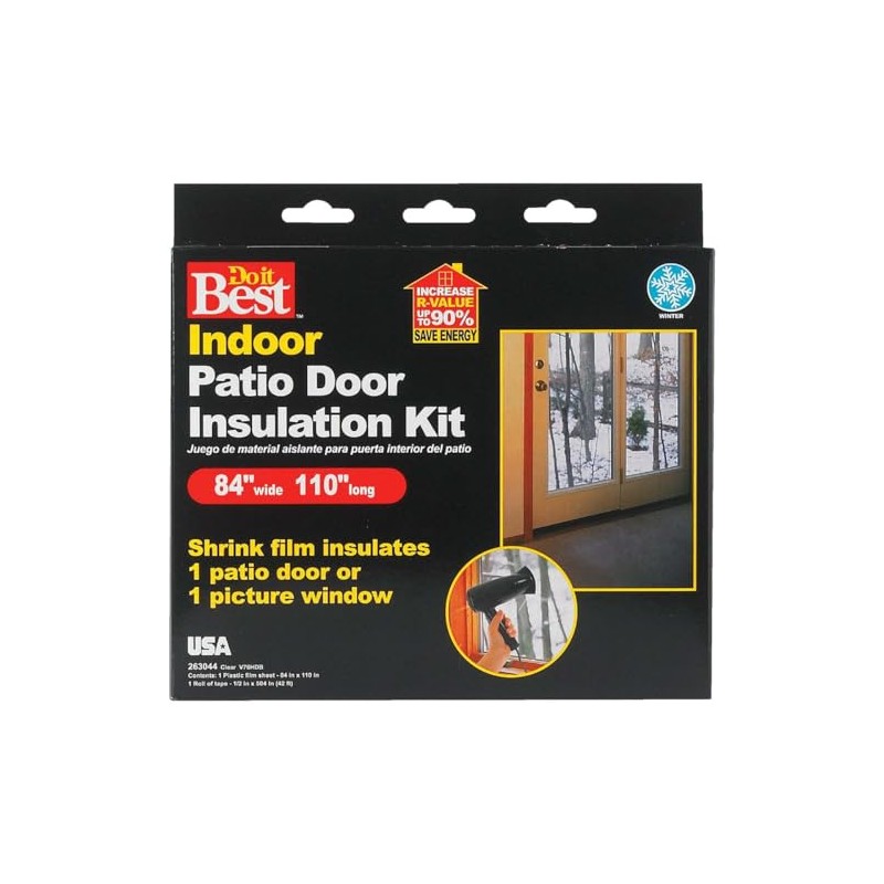 Thermwell V76HDB Indoor Patio Door Insulation Kit