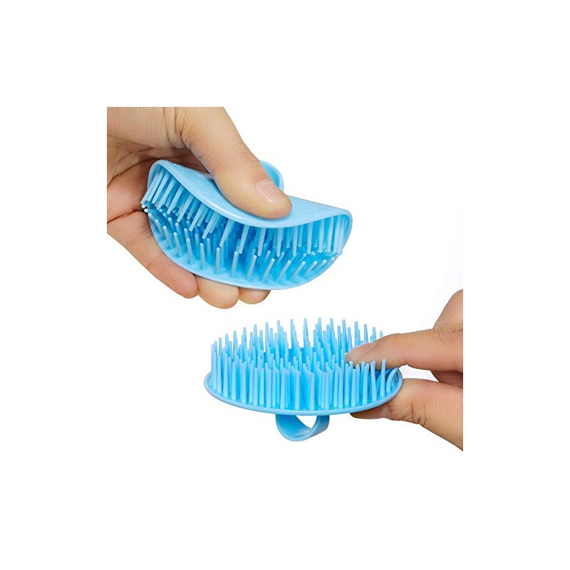 Cepillo Exfoliante Cuero Cabelludo Limpieza Caspa Flexible Champú Hogar Oficina