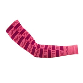 PEARL IZUMI Ride Adult Select Thermal Lite Arm Warmer, Screaming Pink Herringbone, Medium