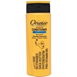 Oriense Professional Anti-Dandruff Conditioner - Argan & Sweet Almond Extracts with Shea Butter & Glycerin & Panthenol for Luxury Care - Silicone, Paraben and Dye-Free 12.2 fl.oz