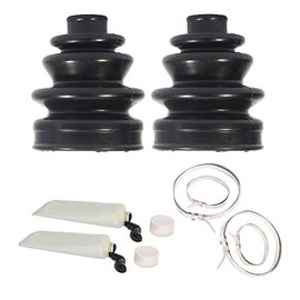 SCITOO CV Axle Boot Kit fits for 1988 1989 1990 for Honda FourTrax 300 Kubota RTV900 Kubota RTV900XT for Yamaha Big Bear 350 Pair Outer Inner