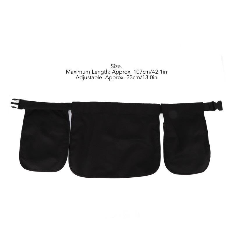 Waist Belt Bag Adjustable Large Capacity Multi Pocket Multifunctional Apron