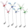 Dragonfly Clip, Pack of 6 Dragonfly Clips, 3D Garden Dragonfly