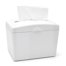 Paper Towel Dispenser Countertop, Histely Napkin Dispensers for Bathroom, Toilet, Bedroom, Guest, Hotel, Office, Home - White