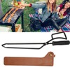 Fireplace Tongs Fire Pit Charcoal Clip Stainless Steel Grill Tongs