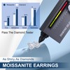 YIMERAIRE 0.6cttw Moissanite Earrings For Women, 925 Sterling Silver White
