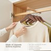 Ulimart Wooden Hangers 30 Pack,Heavy Duty Solid Wooden Clothes Hangers