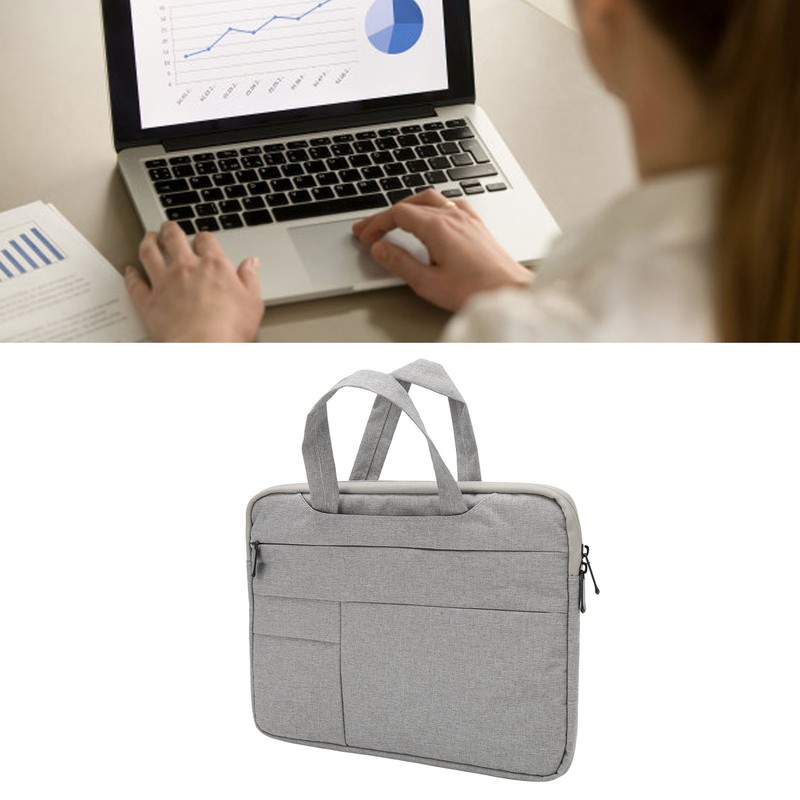 Laptop Case Waterproof Oxford Cloth Double Zipper Portable Laptop Protective