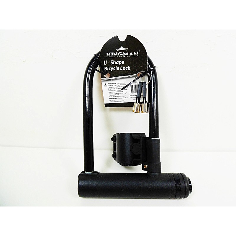 Kingman Bicycle Locks Kingman Heavy Duty U-Shape Key Lock Bike