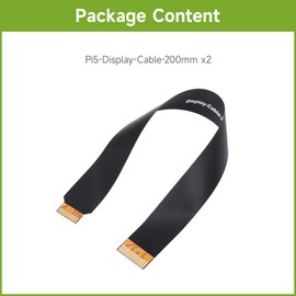 Waveshare 200mm DSI FPC Flexible Cable(2PCS) For Raspberry Pi 5, 22Pin To 15Pin, Suitable For DSI Display Screens