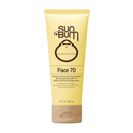 Sun Bum Original SPF 70 Sunscreen Face Lotion | Vegan and Hawaii 104 Reef Act Compliant (Octinoxate & Oxybenzone Free) Broad Spectrum Fragrance-Free Moisturizing UVA/UVB Sunscreen with Vitamin E|3oz