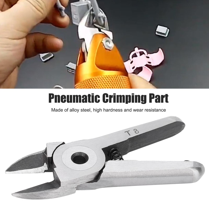 Scissors Head Air Crimping Nippers Alloy Steel Pneumatic Cutter Replacement