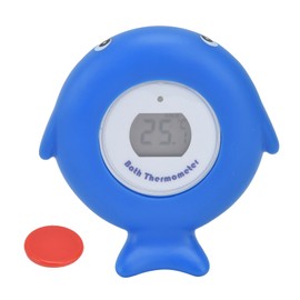 Baby Bath Electronic Thermometer Cute Fish Shaped LCD Shower Temperature Gauge for Bathtub Swimming PoolBlue