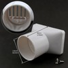 LUORNG 2.5 Inch White Floor Drain Swimming Pool Water Overflow