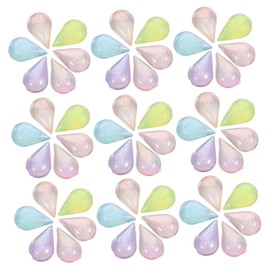 Mikinona Unique Nail Charms Resin Nail Gems Teardrop Shape Multi-Purpose Nail Art Decorations Organized Compact Storage Box