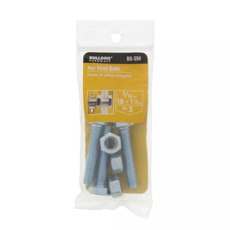 Bulldog Hardware Hex Head Bolt BO-594 5/16 in. 18 x