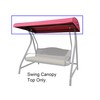 ALISUN Replacement Canopy Top for Model#GSS00132D Cunningham 3-Seater Patio Swing