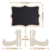 Mini Chalkboard Signs, 20 Pack Framed Small Chalk Board Food