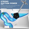 DOWRY Anti-Hand Off Toilet Plunger with Holder for Bathroom,Powerful Efficient