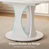 Einhomn Round Dining Table for 4-6, Kitchen Table with Sturdy