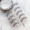 Musegetes 3D False Eyelashes Popular Black Natural Axis Soft Core