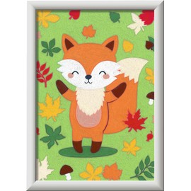 Ravensburger CreArt Fantastic Fox Paint by Numbers Kit for Kids - 25971 - Painting Arts and Crafts for Ages 7 and Up