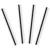 PENGLIN 100PCS Pin Header (Pin) 40-Pin 1 Row Straight 2.54mm