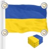 G128 3 Pack: Ukraine Flag 3x5 Ft Printed 150D, 4