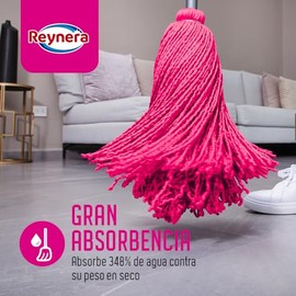 Reynera Set de 4 Trapeadores de Microfibra  Solución Completa para una Limpieza de Calidad, Rápida y Eficiente en Todo Tipo de Pisos del Hogar u...   