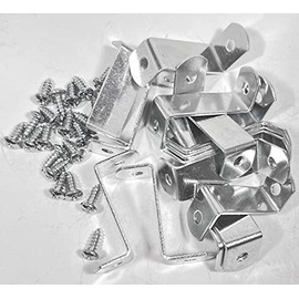 Extra Heavy Duty 1.25" Offset Clips 100 Pack With Screws