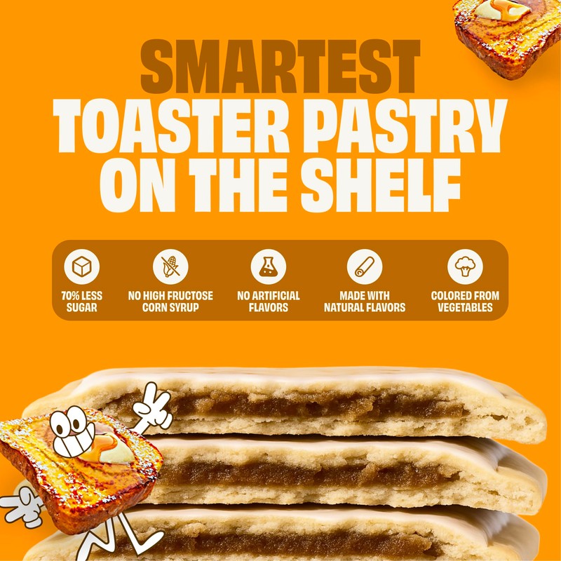 Smart Tart Toaster Pastries Maple Cinnamon - Low Sugar Snacks,