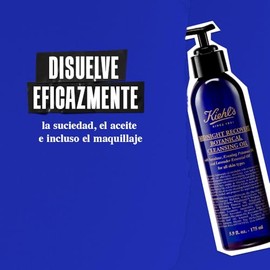 Kiehl's Midnight Recovery Cleanser, Aceite Limpiador Desmaquillante, Calma y Reconforta la Piel, Con Aceites Esenciales de Lavanda y Onagra, Con Escualano, 175 ml