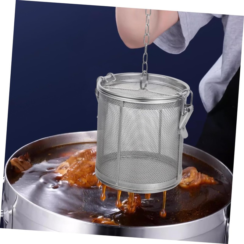 OHPHCALL Stainless Steel Seasoning Strainer Leak Infuser Basket for Tea