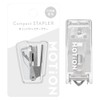 Kamio Japan 225608 Compact Stapler, MOTiON Clear,
