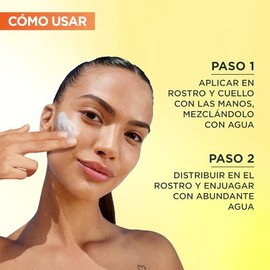 Garnier Gel Limpiador Facial Tono Uniforme con Vitamina C Express Aclara 150ml, 170 grams, 150 mililitro, 1                                           