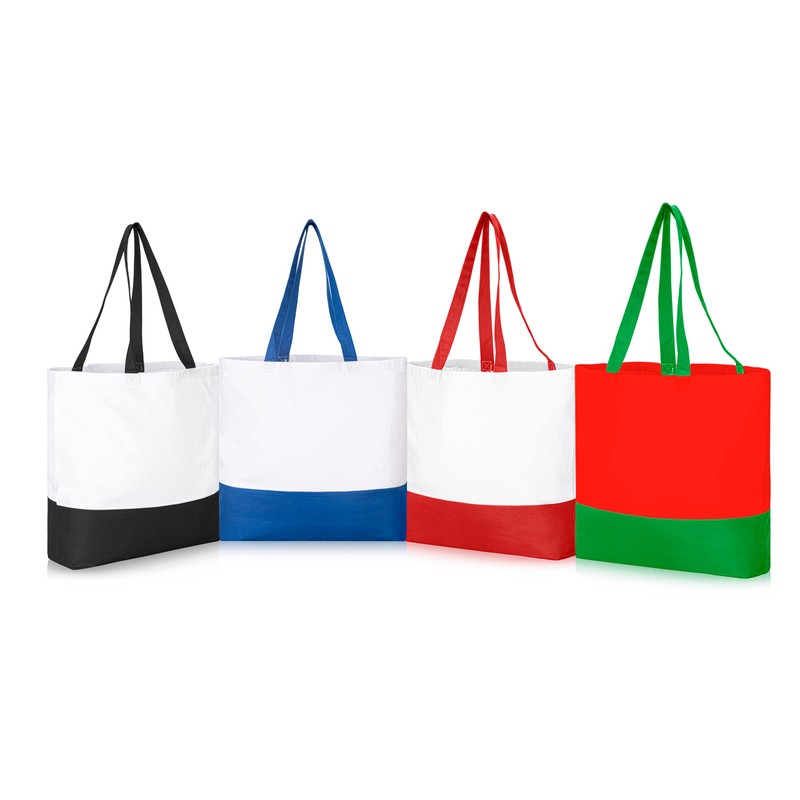 IMFAA Plain 10oz Strong Large(50X40X12) Cm Reusable Grocery Shopping, Two-Tone