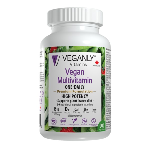 Veganly Vitamin Vegan Multivitamin 90 Tablets