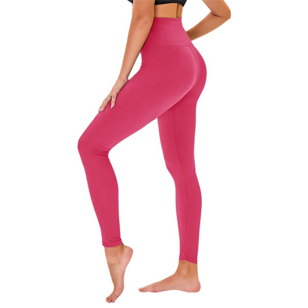 High Waisted Leggings for Women - No See Through Tummy