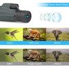 Optical Zoom Monocular Telescope 10-30 x 50, HD Monocular Telescope