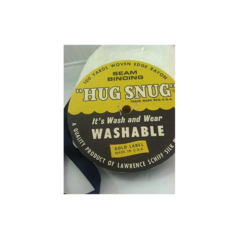 Seam Binding , Hug Snug - Navy Blue 100 Yards