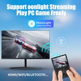 RG35XX Plus Retro Game Consoles Handheld Game Console 3.5 inch IPS Screen Linux System RG35XXPlus Classic Emulator Hand Held Gaming Console with 6900 Games 5G WiFi Bluetooth HDMI TV Output Black