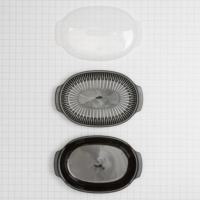 Whirlpool W10660052 Universal Microwave Steamer, 13 3/4" x 8 1/2"