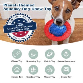 KADTC Dog Squeaky Toy for Small/Medium Dogs Fetch Outdoor Interactive Indoor Chew Teething Ball Crate Traning Toys
