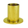 Brass Candle Holder Socket for 1.5 Inch Candles - Sold