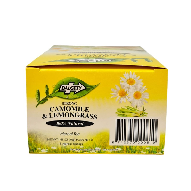 Dalgety Camomile & Lemongrass Herbal Tea - 100% All Natural