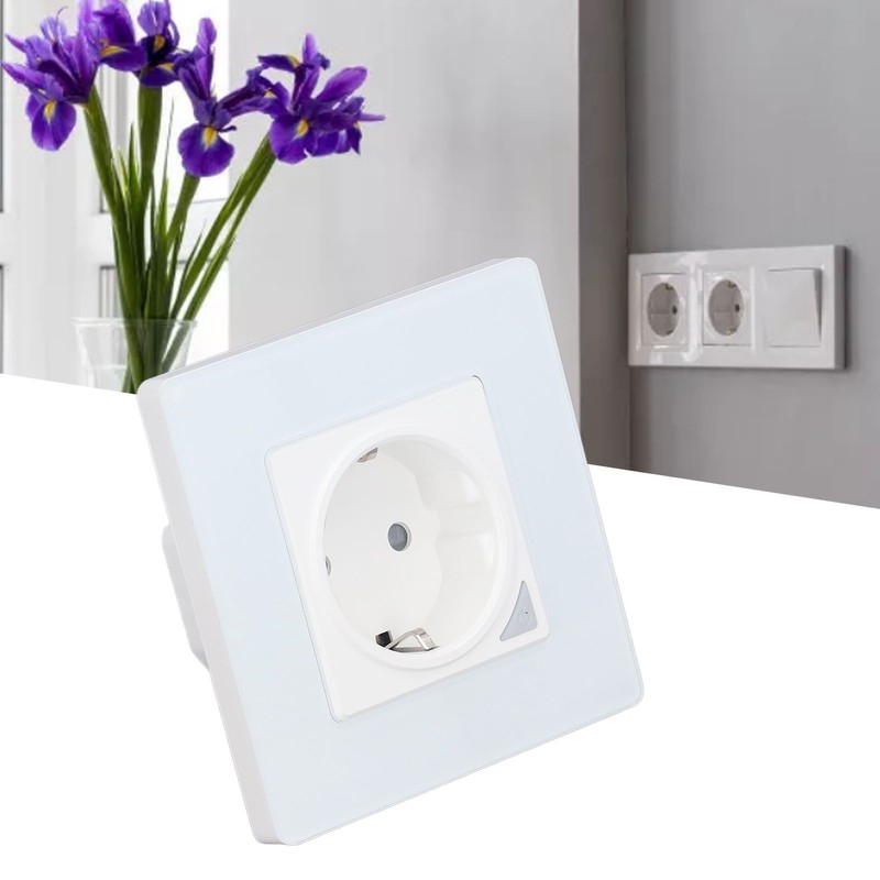 In Wall Smart Outlet 2.4GHz Wifi Socket Waterproof Remote Control